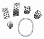 1994-2004 Mustang Gt Mach Bullitt 5 Speed Pedals, Shifter Ring & Knob. Fixed Price $124.95.