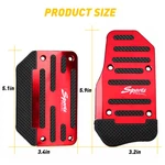2PC Red Non-slip Automatic Gas Brake Foot Pedal Pad Cover For Car Parts Eom. Fixed Price $11.99.