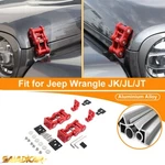 Front Hood Latch Buckle Locking Lach Cover Catches For Jeep Wrangler Jl Jt 2018+. Fixed Price $49.99.