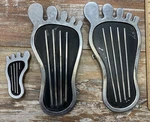 Lot Of 3 Vintage Cal-custom Foot Gas Pedals Taiwan Japan Chrome. Fixed Price $59.95.