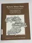 Vtg Roberts Motor Parts Truck & Car Catalog #8 Plymouth Dodge De Soto Chrysler. Fixed Price $7.60.