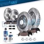 Front Rear Drilled Brake Rotors Ceramic Pads Kit For Vw Jetta Golf Beetle. Fixed Price $132.72.