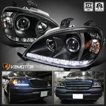 Black Fits 1998-2001 Mercedes W163 ML320 ML430 ML55 Led Bar Projector Headlights. Fixed Price $228.38.