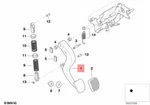 Bmw Oem E38 E39 E52 E53 E60N E61N Clutch Pedal 35311161586. Fixed Price $37.25.