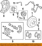 Toyota Oem 04-10 Sienna Rear Suspension Brake Components-rotor 4243108040. Fixed Price $85.46.
