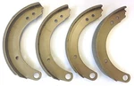 For 1950-1955 Chrysler Desoto 6 & 8 Cylinder 12"X Brake Shoes Set Of 4. Fixed Price $74.50.