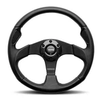 Momo Motorsport Black Airleather Brushed Anodized Spoke - JET35BK0B. Fixed Price $309.00.