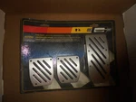 Mr Gasket 4725G Manual Trans Pedal Cover Kit Metal Clamp On Style #2 Slotted. Fixed Price $19.95.