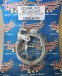 Lokar KD-20C4HT Hi-tech Ford Kickdown Kit, Braided Stainless Covered, W/hdw. Fixed Price $99.99.
