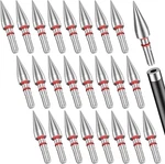 24PCS 5/16" Archery Field Points Screw-in Arrow 100 Grain Steel Tips. Fixed Price $14.20.