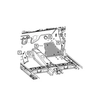 Genuine Mopar Footrest Support 68073377AE. Fixed Price $6.52.