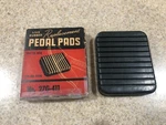 Chevrolet Rubber Slip On Brake Pedal Pad Replacement #27G-411 (nos). Fixed Price $5.95.