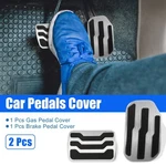 2PCS Gas Brake Pedal Cover Anti Slip Foot Ford F-150 15-20 Silver Tone. Fixed Price $19.99.