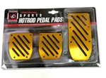 3 Pcs Set Universal Brake Gas Racing Pedal Pads Manual Transmission PDL-591GB. Fixed Price $20.00.