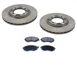 Front Disc Brake Rotors & Pads For Hyundai Tiburon 1997-1998. Fixed Price $88.00.
