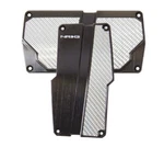 Nrg Brushed Aluminum Sport Pedal A/t - Black W/silver Carbon. Fixed Price $65.99.