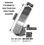 170.SN4017A Semi Truck Foot Valve Treadle Assembly Fits Bendix/haldex. Fixed Price $74.95.