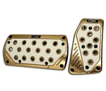 2 Pcs White Gold Automatic Car/suv Brake Gas Foot Pedal Pads Covers. Fixed Price $26.99.