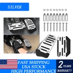 Us Car Accessories Non-slip Automatic Gas Brake Foot Pedal Pad Cover Silver Eoe. Fixed Price $12.99.