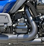 Black And Grey American Flag M8 Transmission Cover Insert. Fits Harley Motors. Fixed Price $29.99.