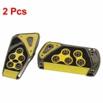 Pcs Black Yellow Manual Car Nonslip Clutch Brake Gas Pedal Pad Kit Set A2. Fixed Price $13.49.