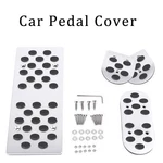 4X Auto Foot Rest Pedal Fit Mazda 2 MX-3 MX-5 MX-6 RX-7 RX-8 Silver Aluminum. Fixed Price $35.34.
