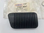 65-68 Ford Mustang Clutch Pedal Pad Corvex FD01-M47 C5ZZ-7A624-B. Fixed Price $13.99.