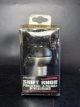 Pilot Motorsports - Nickel Metallic Black Leather Manual Shift Knob New. Fixed Price $13.95.