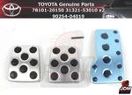 Toyota MR2 SW20 SW21 Speed Aluminum Pedal Pin Set 78101-20150 31321-53010 X2. Fixed Price $88.17.