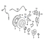 For Bmw X3 2004-2010 34203414763 Rear Disc Brake Caliper Anchor Plate Bolt. Fixed Price $13.10.