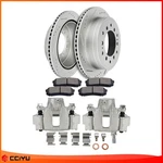 For 10-14 Toyota Fj Cruiser Rear Brake Calipers W/bracket And Rotors Ceramic Pad. Fixed Price $137.52.