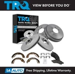 Trq Front & Rear Ceramic Pad Coated Rotor Drum Brake Shoe Kit For Gm Pickup. Fixed Price $309.95.