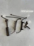Ford Gas Pedal With And 2 Sets Linkage, Vintage 60'S-70'S, Pad# C9AA-9735-A. Fixed Price $15.00.