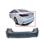 Primed Rear Bumper Cover Fascia For 2018 2019 Hyundai Sonata Sel Eco. Fixed Price $159.39.