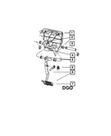 Genuine Mopar 2009-2024 Dodge Ram 1500 Front Brake Pedal And Pad 52122405AD. Fixed Price $35.63.
