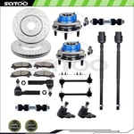 For 2006-07 Chevrolet Monte Tie Rod End Wheel Hub Bearing With Brake Rotor Pad. Fixed Price $175.83.