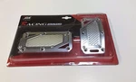 Pcs Set Silver Brake Gas Racing Pedal Pads For Automatic Car Pdl- 8512S. Fixed Price $20.00.