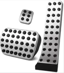 Gas Brake Pedal Cover Non Slip Drilled Aluminum Compatible W/ Mercedes-benz. Fixed Price $29.99.