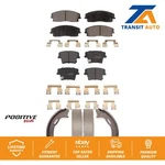 Front Rear Semi-metallic Brake Pads Parking Shoes Kit For Dodge Charger Chrysler. Fixed Price $81.26.