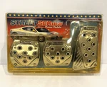 Street Series Silver Die Cast Aluminum Non-slip Car Power Pedals New Alpena 1998. Fixed Price $14.38.