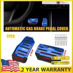 Red/silver/blue Non-slip Automatic Car Gas Brake Foot Pedal Pad Cover Kit Assy. Fixed Price $11.39.