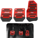 Anyhut 3-PACK Aluminum Alloy Non-slip Car Pedal Covers, Anti-rubbing Red. Fixed Price $15.51.