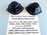Mercedes Benz 180, 180'S,190SL 220S, 220SE Front Motor Mount Set Ponton Body. Fixed Price $275.00.