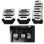 Gkmow PACK-3 Car Non-slip Aluminum Alloy Pedal Pads, Pcs, Silver. Fixed Price $13.35.