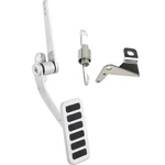 Universal Polished Aluminum Throttle Pedal, Carb Bracket & Spring. Fixed Price $118.99.