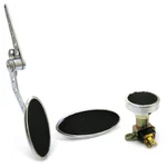 Chromed Billet Firewall Mount Gas Pedal, Lg Oval Brake/clutch & Dimmer Pad. Fixed Price $199.95.
