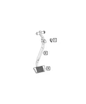 Genuine Mopar Brake Pedal 4581693AG. Fixed Price $120.97.