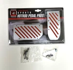 Pcs Set Universal Brake Gas Racing Pedal Pads Automatic Transmission PDL-592CR. Fixed Price $20.00.