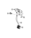 Genuine Mopar Non Adjustable Pedal Assembly 4779688AE. Fixed Price $7.50.