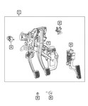 Genuine Mopar Brake And Clutch Pedal 68450794AA. Fixed Price $157.95.